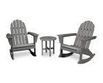 Vineyard 3-Piece Adirondack Rocking Chair Set