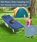ABORON 4-in-1 Heavy Duty Folding Lounge Chair