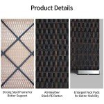 All-Weather Wicker Rattan Patio Sofa Set