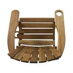 Acacia Wood Folding Adirondack Chairs - Set of 2