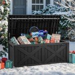 YITAHOME 120 Gallon Waterproof Outdoor Storage Box