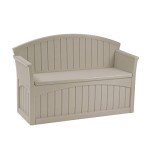 Suncast 50 Gallon Outdoor Storage Patio Bench