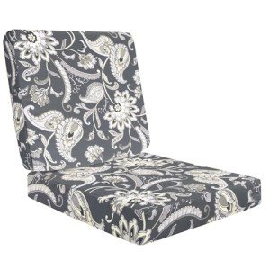 Waterproof Patio Chair Cushions with Ties - Set of 2