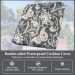 Waterproof Patio Chair Cushions with Ties - Set of 2