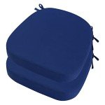 Thick Waterproof Outdoor Chair Cushions - Set of 2