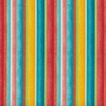 Multicolored Stripe Tufted Outdoor Seat Cushions - 2 Count