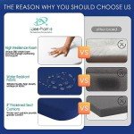 Thick Waterproof Outdoor Chair Cushions - Set of 2