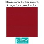 Pompeii Red Wicker Patio Sofa Cushion, 19" x 44