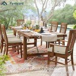 Set of 4 Waterproof Patio Chair Cushions