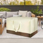 Extra Large Outdoor Cushion Storage Bag, 68 Inch