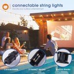 Addlon 100FT Waterproof LED Patio String Lights