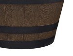 Whiskey Barrel Outdoor Planter with Drainage Hole
