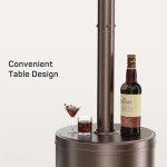 48,000 BTU Propane Patio Heater with Wheels