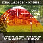 Cuisinart Overhead Propane Patio Heater with Shield