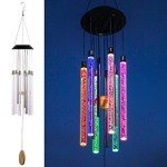 Color Changing Solar Wind Chimes for Patio
