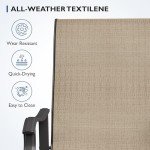 5-Piece Outdoor Patio Bar Table and Stools Set