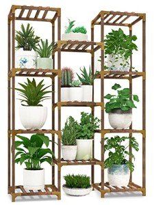 Tall 11-Tier Plant Stand for Indoor/Outdoor Use