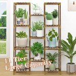 Tall 11-Tier Plant Stand for Indoor/Outdoor Use