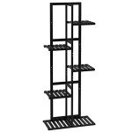 5-Tier Bamboo Plant Stand for Indoor and Outdoor