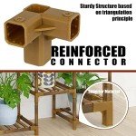 Tall 11-Tier Plant Stand for Indoor/Outdoor Use