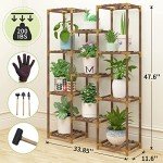 Tall 11-Tier Plant Stand for Indoor/Outdoor Use