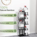 5-Tier Bamboo Plant Stand for Indoor and Outdoor