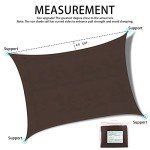 Ankuka Waterproof Sun Shade Sail Canopy 10'x13