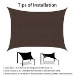 Ankuka Waterproof Sun Shade Sail Canopy 10'x13