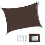 Ankuka Waterproof Sun Shade Sail Canopy 10'x13