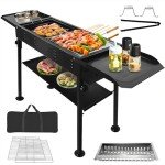 VACHAN Portable Charcoal Grill for Outdoor BBQ
