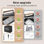 Portable Charcoal BBQ Grill for Outdoor Fun
