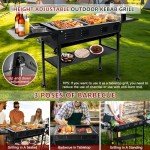 VACHAN Portable Charcoal Grill for Outdoor BBQ