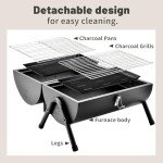 Portable Charcoal BBQ Grill for Outdoor Fun