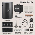 Portable Charcoal BBQ Grill for Outdoor Fun