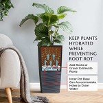 Heavy Duty Tall Planter Set - Dark Gray