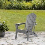 Adirondack Chair Set of 2 with Cup Holders