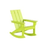 Lime Modern Outdoor Rocking Chair for Patios
