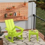 Lime Modern Outdoor Rocking Chair for Patios