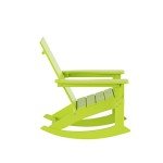 Lime Modern Outdoor Rocking Chair for Patios