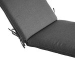 Set of 2 Grey Adirondack Chair Cushions