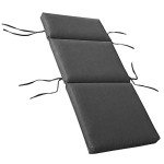 Set of 2 Grey Adirondack Chair Cushions