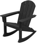 Modern Rocking Adirondack Chair for Outdoor Relaxation