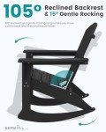 Modern Rocking Adirondack Chair for Outdoor Relaxation