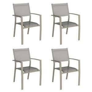 Set of 4 RoyalCraft Stackable Patio Chairs