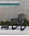 Modern Rocking Adirondack Chair for Outdoor Relaxation