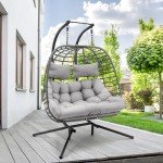 Brafab Double Swing Egg Chair with Stand