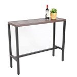 Stylish 45.5” Outdoor Counter Height Bar Table