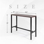 Stylish 45.5” Outdoor Counter Height Bar Table