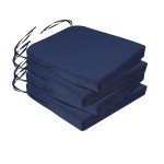 Waterproof Memory Foam Patio Chair Cushions - 4 Pack