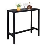 37" Waterproof Outdoor Bar Table for Patio & Hot Tub